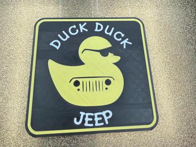 DUCK DUCK JEEP SIGN