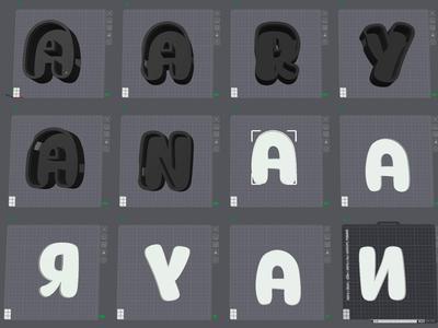 AARYAN Name LED Lamp 