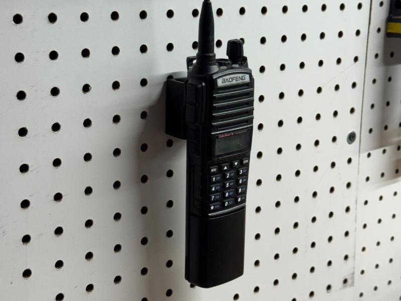 Pegboard Radio Mount