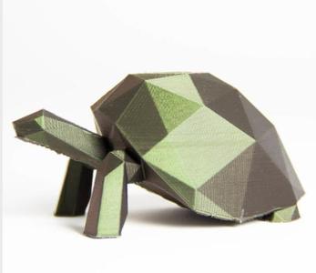low poly turtle
