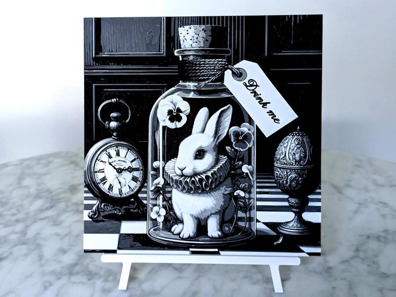 Easter White Rabbit Alice in Wonderland Hueforge