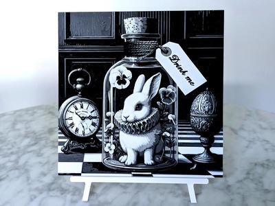 Easter White Rabbit Alice in Wonderland Hueforge