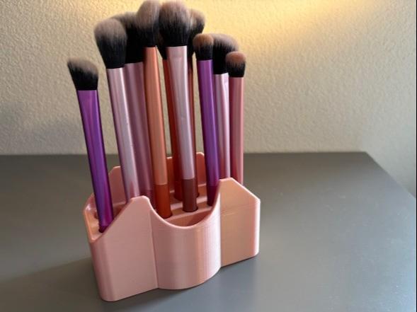 Make-up brush holder