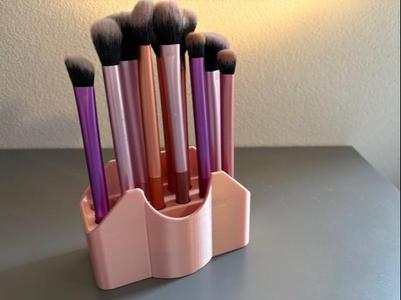 Make-up brush holder