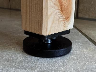 Adjustable foot for IKEA Ivar (or other furniture)