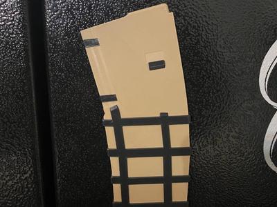 Magnetic AR Magazine Safe Sign