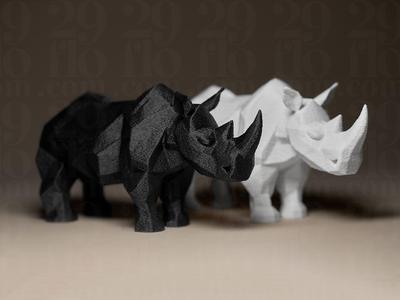 Rhino Decor Figurine