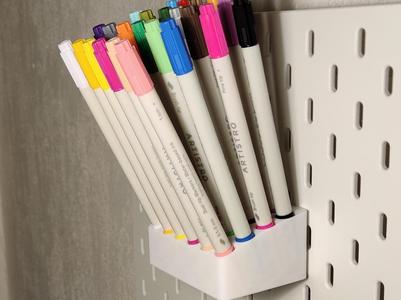 Skadis acrylic pen set holder - Ø10.5 mm 