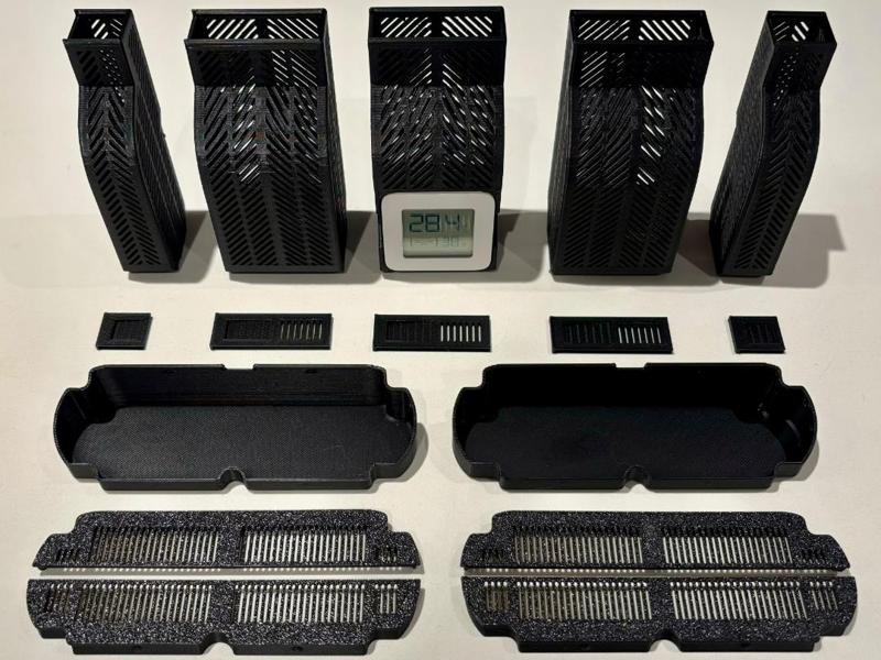 AMS desiccant box & Funnel for Xiaomi hygrometer