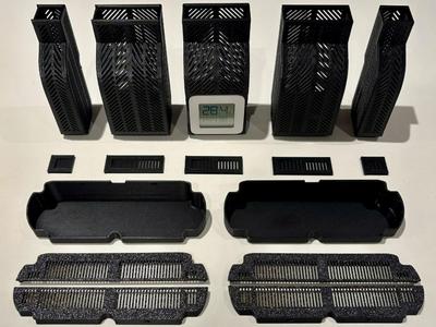 AMS desiccant box & Funnel for Xiaomi hygrometer