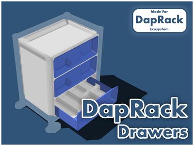 DapRack Drawers - Modular Storage Box for DapRack
