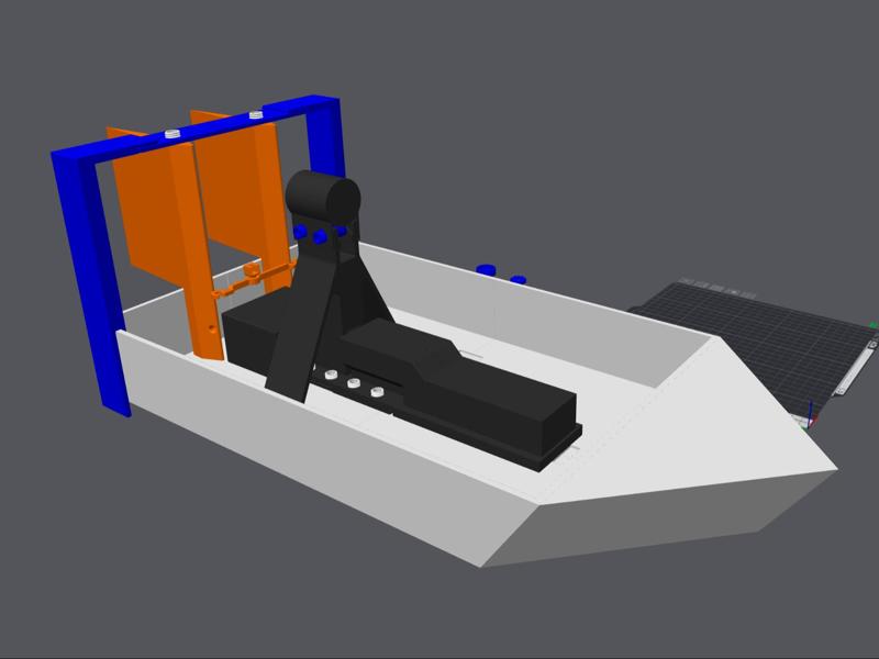 Flat Bottom Fan Boat