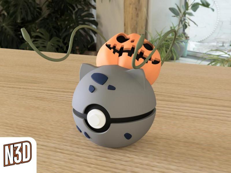 #0001 - Bulbasaur Halloween Ball 