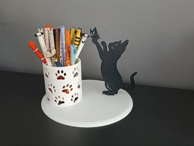 Cat Pencil Holder