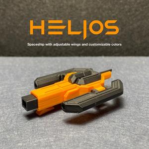 Spaceship - Assembly toy -  Adjustable Wings 