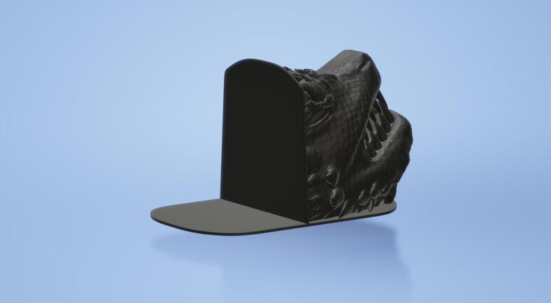 Dragon Head Book End - Adult - Fourth Wing Inspired