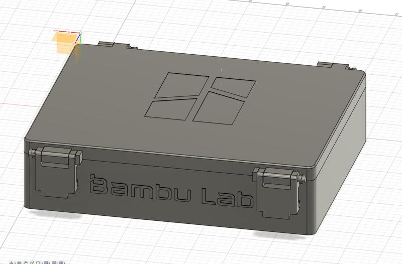 Accessories box with locks and hinges, all printable V2