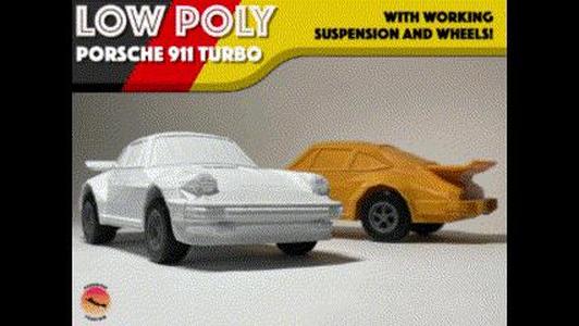 Low-Poly Porsche 911 Turbo - Modular Cars
