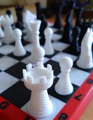 Magnetic Chess with chessboard