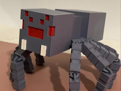 Articulated Minecraft Spider