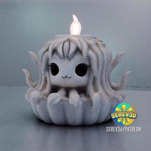 Halloween Cute Candle Holder - Medusa Witch