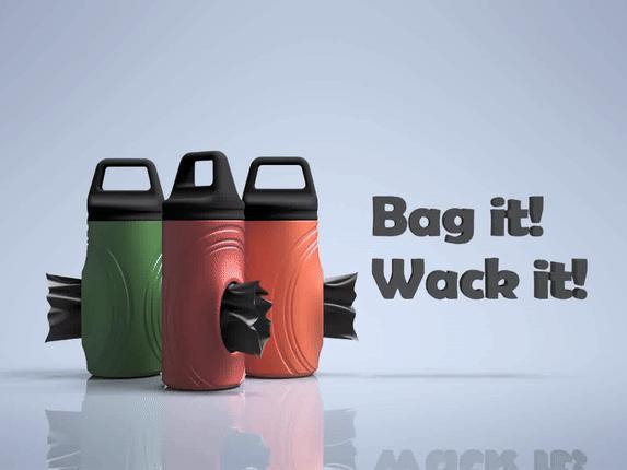 Poop bag dispenser