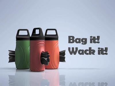 Poop bag dispenser