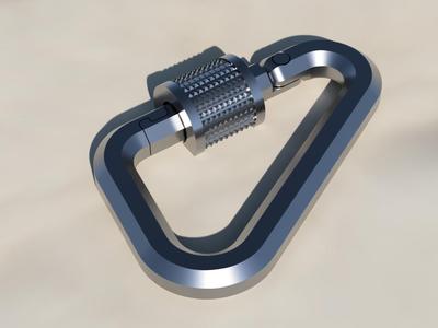 The Ultimate Screwgate Carabiner (Print-in-place) 