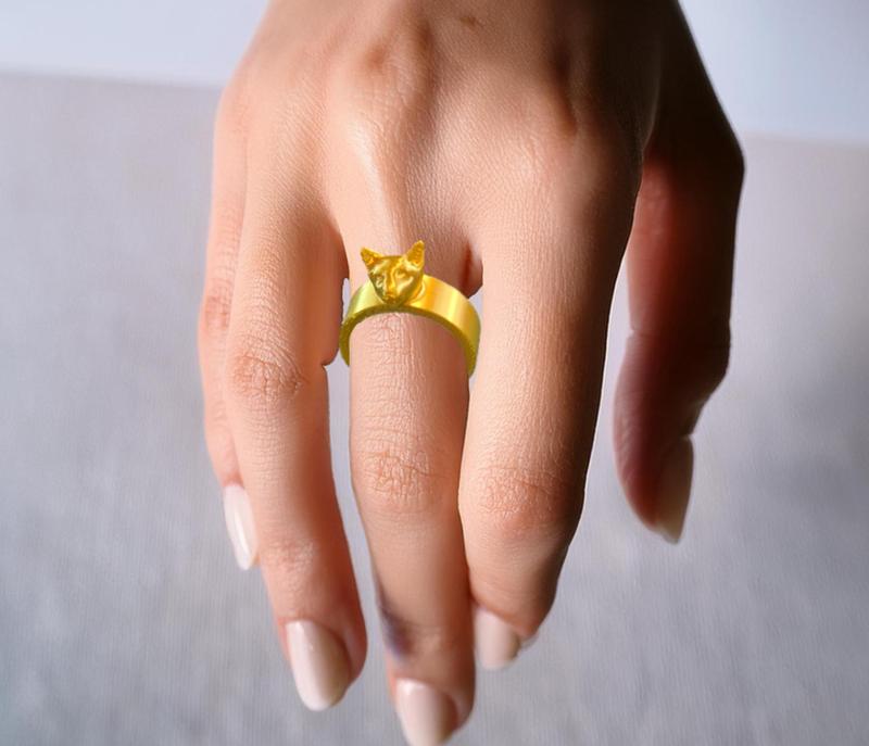 Cute Kitty Cat Ring