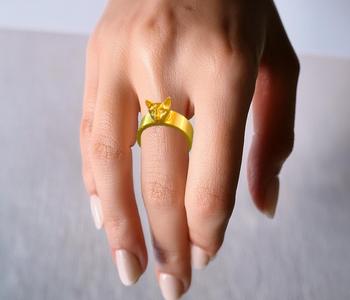 Cute Kitty Cat Ring