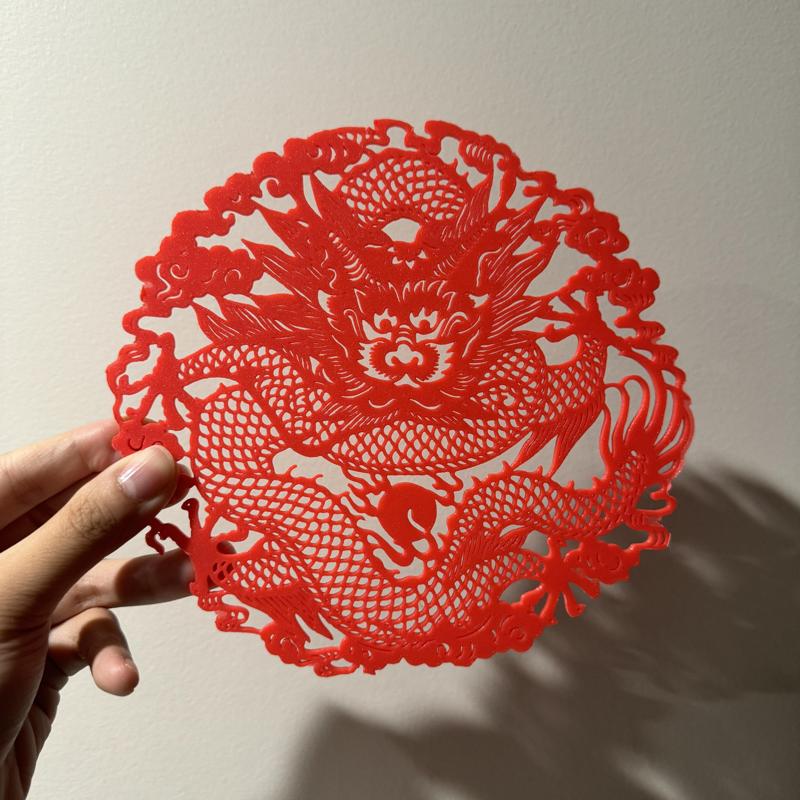 Lunar New Year Dragon Wall Art