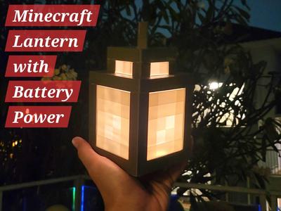 Minecraft Lantern with battery power