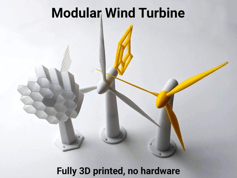 Modular Wind Turbine - No Hardware required