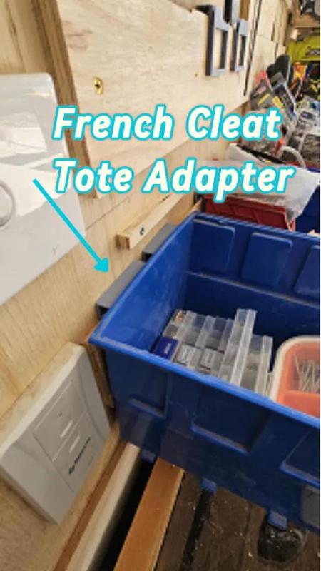 Tote Adapter for French Cleats   