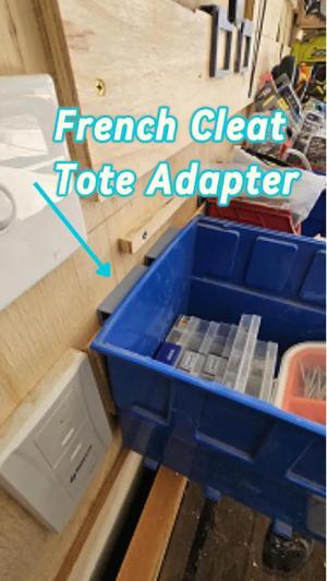 Tote Adapter for French Cleats   