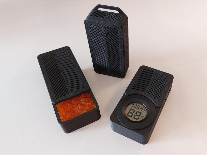 AMS Desiccant Box Round Hygrometer Variant