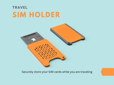 Ultra Light Travel SIM Holder