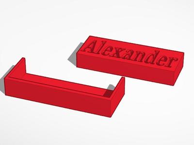 name tag