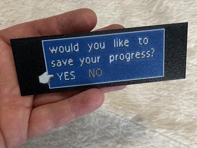 Final Fantasy inspired Bookmark