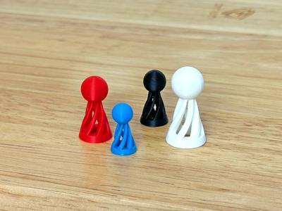 Spiral Board Game Tokens / Pawns
