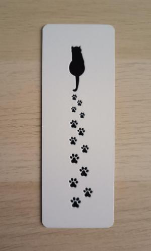 Cat Footprints Bookmark