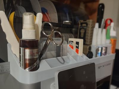 AMS Flipper Front Storage Tray