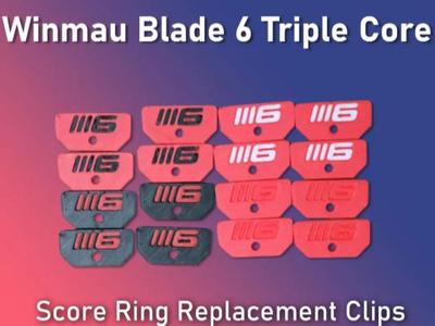Dartboard Number ring mounting clips