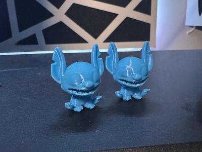 Stitch Keychain Monocolor Mini Figure