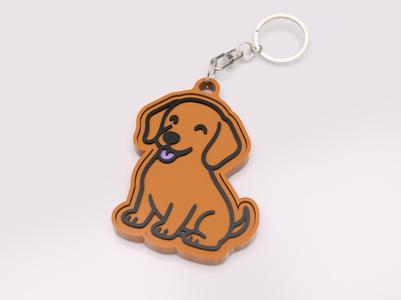 Dachshund Keychain