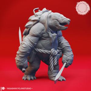 Dual Sword Tortle - Tabletop Miniature