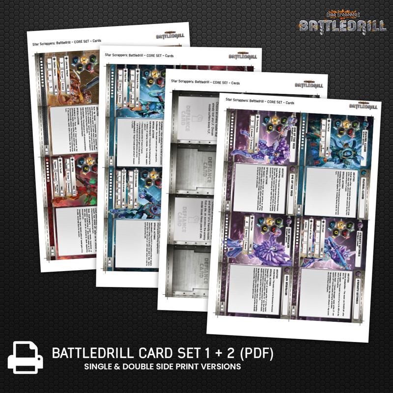 Battledrill - Cards - Core Set + Vol. 2 Pack (PDF)