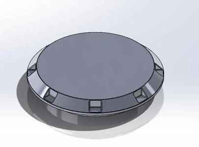 Cover for rear tweeter, 306 Cabriolet/Roadster