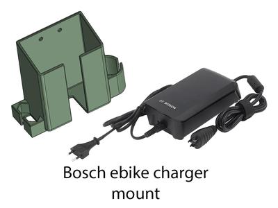 Bosch e-bike charger mount