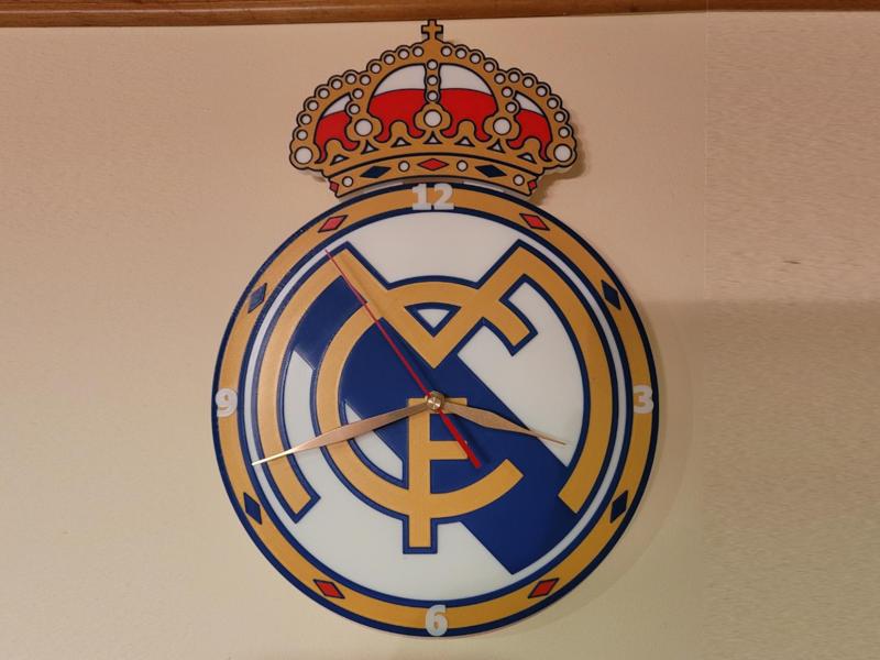 Real Madrid Clock